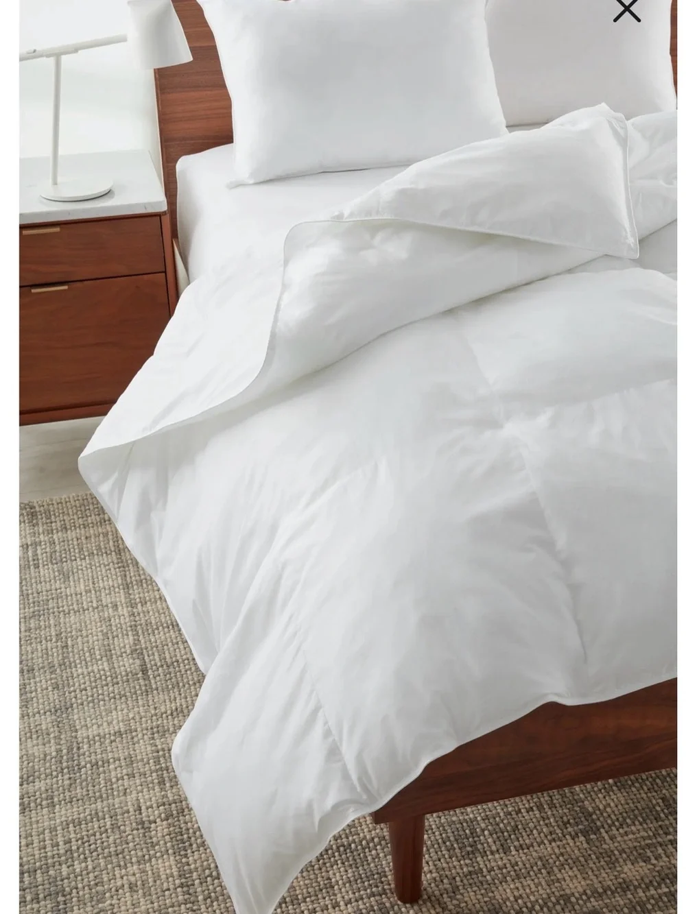 NORDSTROM NWT PrimaLoft KING Down Alternative Comforter $229 MSRP White